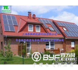 上海周边泰联家用太阳能光伏6KW并网发电系统