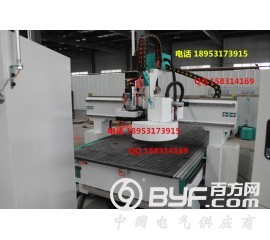 济南板式家具生产线厂家，自动上下料木工雕刻机图1