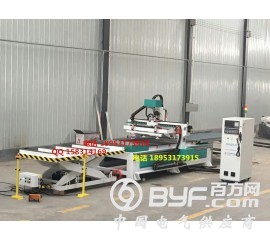 河北自动上下料家具雕刻机，中科盘式换刀家具雕刻机图1