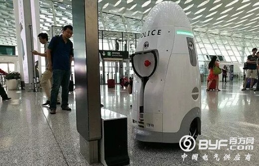 呆萌的安防机器人AnBot来了,高颜值的恋人型机器人还会远吗