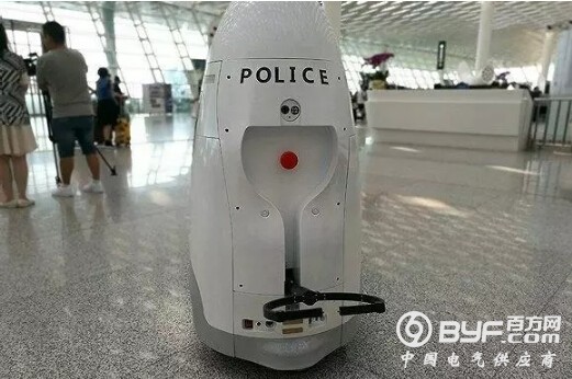 呆萌的安防机器人AnBot来了,高颜值的恋人型机器人还会远吗