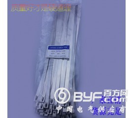 304 不锈钢自锁扎带 金属扎带 管箍管夹 等各型号图3