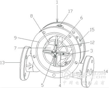 一种刮板式流量计