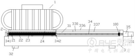 便于拆卸且带接触传感器的变压器