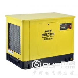 30kw静音汽油发电机