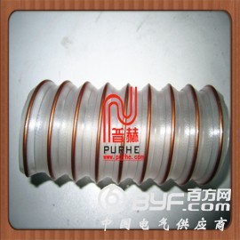 0.9壁厚pu透明软管 吸料管 pu钢丝吸尘管