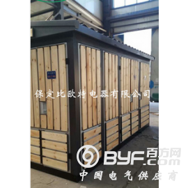 木条景观式箱变 箱式变电站 木头条外壳 电力设备