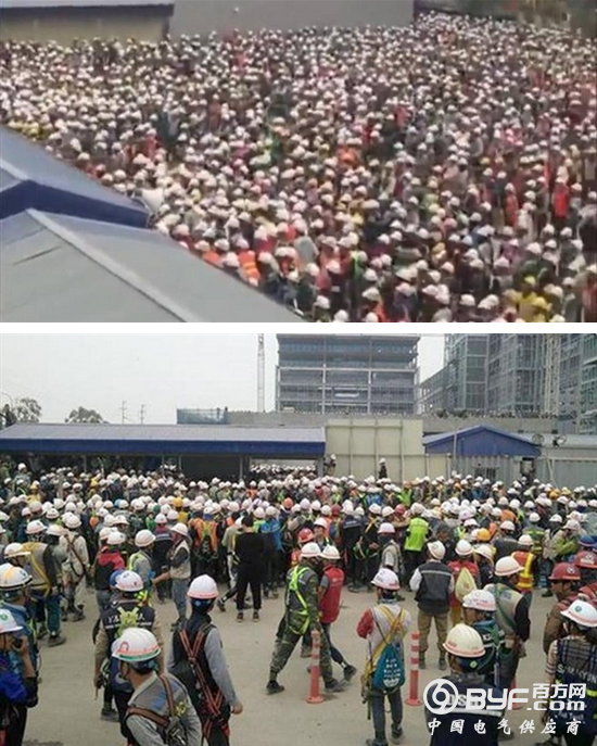 越南三星工厂千人群殴 保安与当地员工争执演变成大混战