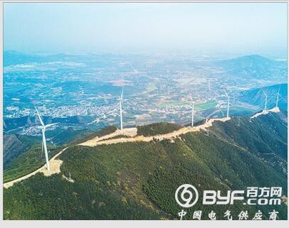 浙北最大低风速53MW风电场并网发电