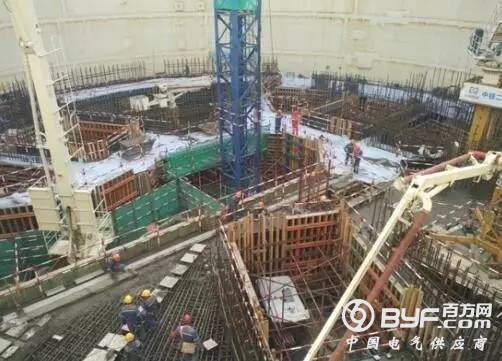 &ldquo;华龙一号&rdquo;示范工程5号机组反应堆厂房内部结构16.5米平台浇筑完成