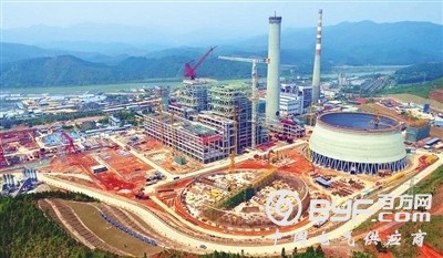 福建华电邵武电厂三期扩建项目完成锅炉大板梁验收