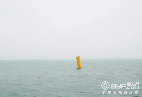 三峡新能源山东昌邑海上测风塔首根桩沉桩完成