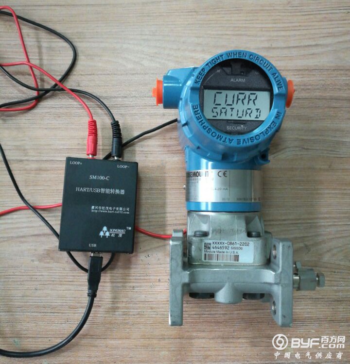 SM100-C能校正3051差亚变送器的零点应用图