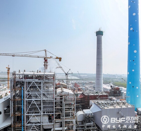 浙江省最大热电联产项目 滨海热电二期首台机