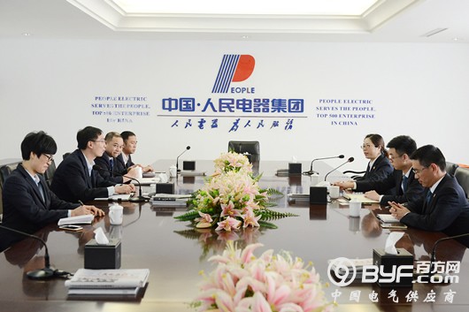 中国建设银行温州分行李彦彬副行长一行考察人民电器