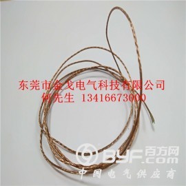 无氧铜丝编织线，单丝0.03mm，0.04mm编织软铜线