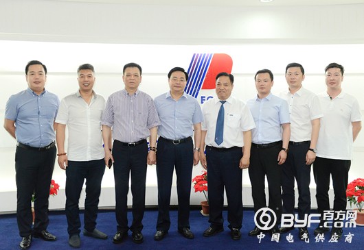 徐州市铜山区委书记王维峰一行考察人民电器集团