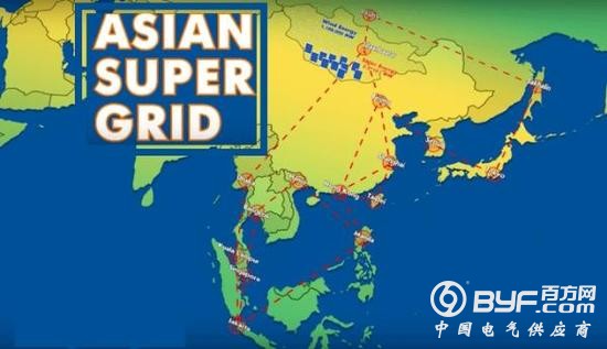 亚洲超级电网构想：用蒙古的风电太阳能点亮中日韩俄的夜晚