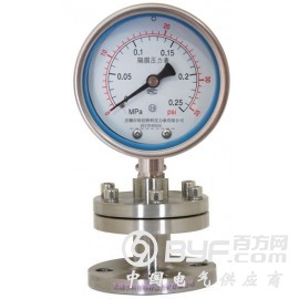 DN25法兰式隔膜压力表图3