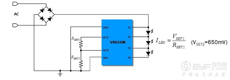 VAS1106典型应用电路