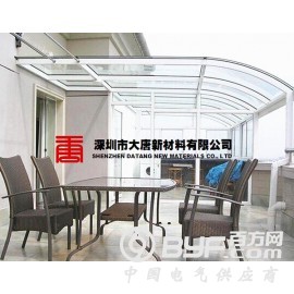 邵阳岳阳常德订做销售雨棚车棚PC板中空阳光板耐力板厂家
