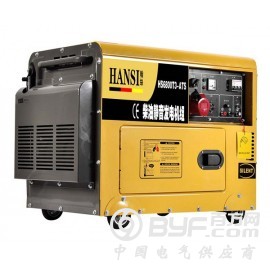 全自动柴油发电机5千瓦 翰丝厂家发电机