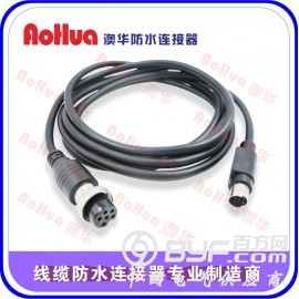 一拖二防水连接器，防水插头—定制图2