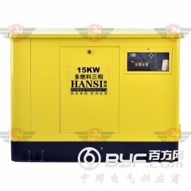 单三相两用15千瓦多燃料静音发电机组