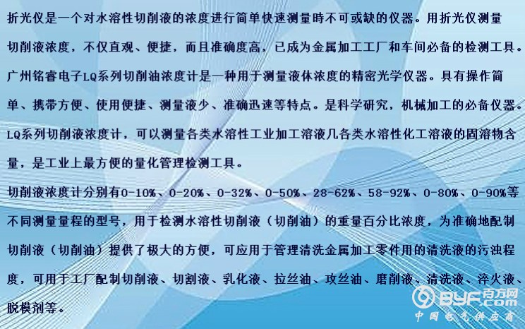 清洗液浓度计