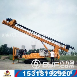 履带式地基打桩机长螺旋地基打桩机18米建筑地基打桩机厂家定做