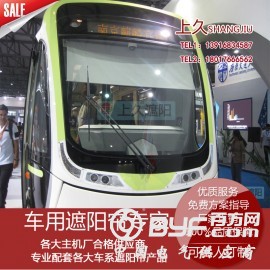电动式有轨电车窗帘城市轻轨车辆遮光窗帘电动伸缩帘防晒卷帘图3