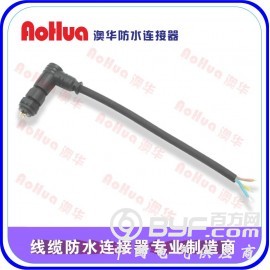 一拖二防水连接器，防水插头—防水插头图3