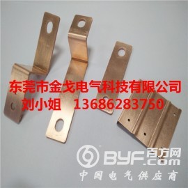 接地汇流硬排，高低压异型裸铜排定制图2