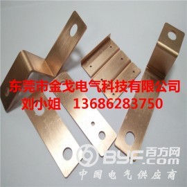 接地汇流硬排，高低压异型裸铜排定制图3