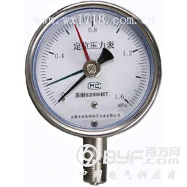 定位压力表，三针压力表，三针定位压力表规格图3
