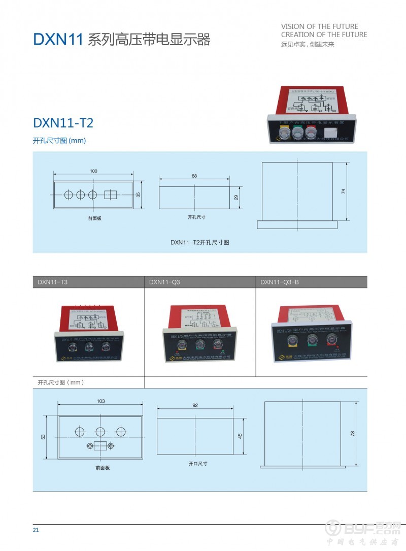 21-DXN11系列高压带电显示器
