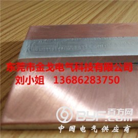 矩形左右焊接铜铝过渡板导电条，铜铝过渡板带图3