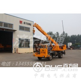 性能高价格合理促销自制4吨吊车，济宁四通让你事业成功财富增收图2