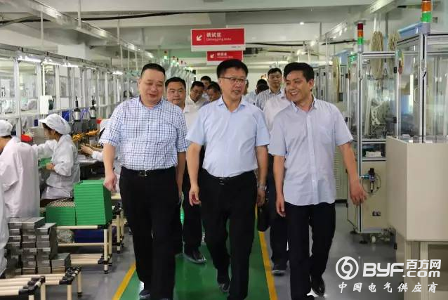 乐清市委林亦俊书记一行莅临欣灵电气调研指导