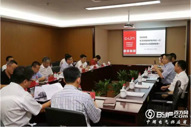 乐清市委林亦俊书记一行莅临欣灵电气调研指导