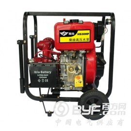 3寸翰丝移动式柴油高压水泵 流量大扬程高