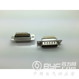长沙车针D-SUB26P高密度铆塑胶支架公弯插板连接器