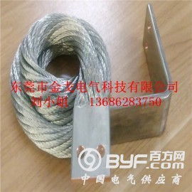 平方定制无氧铜丝绞线软连接，紫铜绞线厂家图3