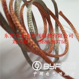 东莞镀锡铜编织软线，紫铜编织带规格定制图3