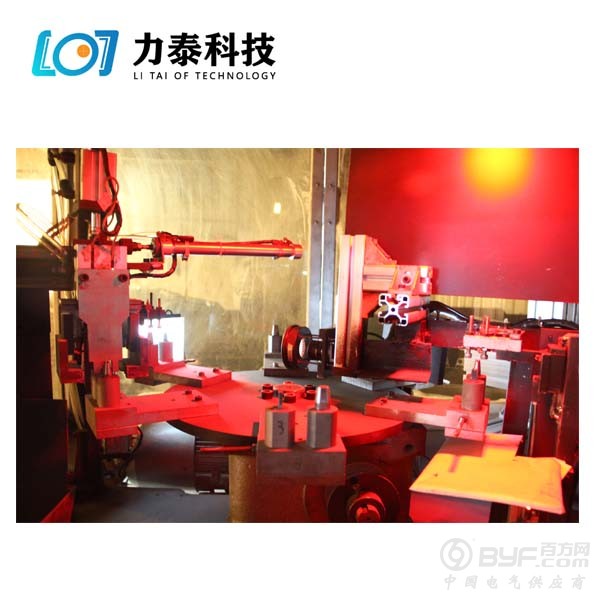 汽车铰链视觉检测设备内部加logo