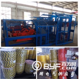 专业生产PP捆扎绳制绳机,塑料制绳机,撕裂膜制绳机图2