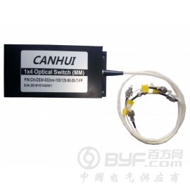 灿辉通信供应大功率大纤芯波长532nm1×4多模光开关图3