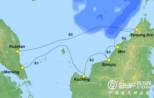 NEC完成马来西亚SKR1M海底光缆系统建设