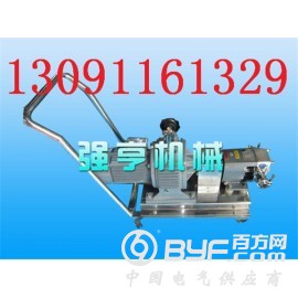 天津强亨移动式不锈钢果冻转子泵造价低而得到了广泛的应用