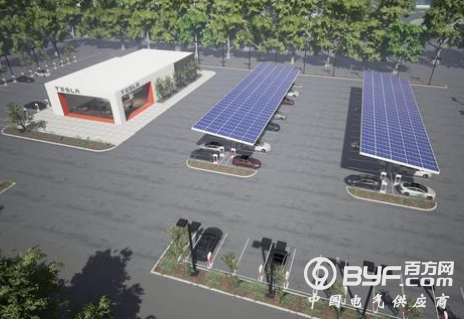 特斯拉证实其正建造欧洲最大充电站 拥有42个充电接口